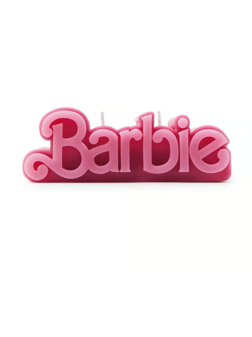 Zara Barbie the Movie Logo Candle Pink Y2K Home Decor Mattel Warner Brothers NWT